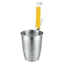 YUKIWA Stainless Steel Tebo Noodle Strainer With Silicone Handle -Kitchen Supplies YUKIWAStainlessSteelTeboNoodleStrainerwithSiliconeHandle 3