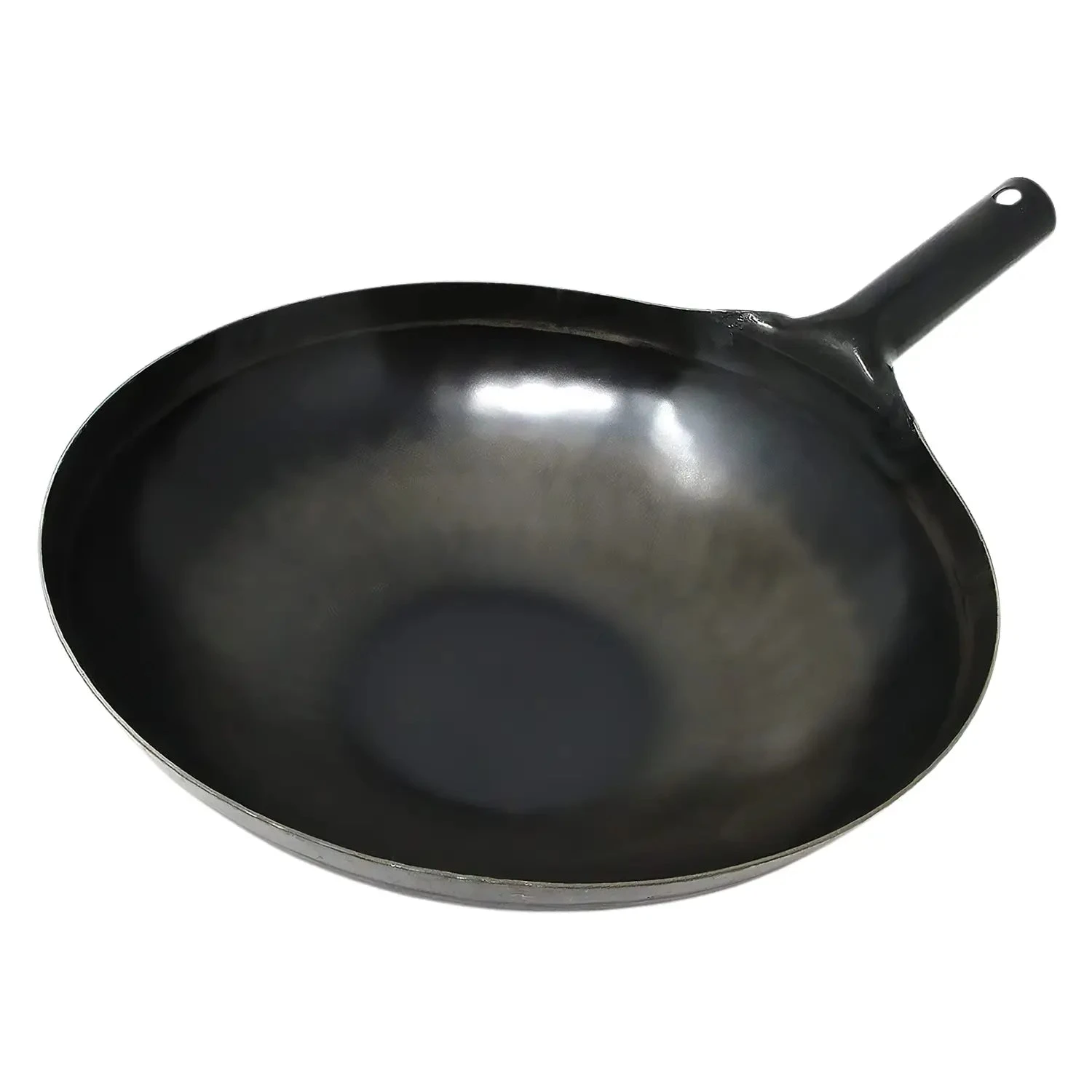 Yamada Hammered Iron Round Bottom Wok (1.6mm Thickness) 1 Yamada Hammered Iron Round Bottom Wok (1.6mm Thickness)