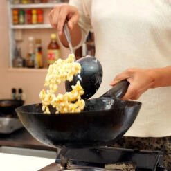 Yamada Iron Light Handle Wok Ladle (Hoak) -Kitchen Supplies YamadaIronWokLadle 1