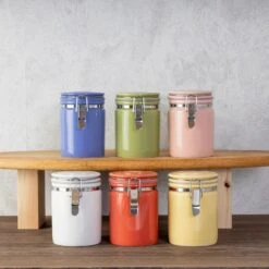 ZERO JAPAN Mino Ware Ceramic Tea Canister 100 -Kitchen Supplies ZEROJAPANMinoWareCeramicTeaCanister100 1