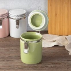 ZERO JAPAN Mino Ware Ceramic Tea Canister 100 -Kitchen Supplies ZEROJAPANMinoWareCeramicTeaCanister100 2