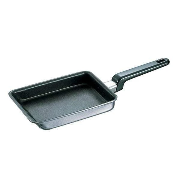 Fujinos 3-Ply Stainless Steel Non-Stick Induction Rectangular Tamagoyaki Rolled Omelette Pan 1 Fujinos 3-Ply Stainless Steel Non-Stick Induction Rectangular Tamagoyaki Rolled Omelette Pan