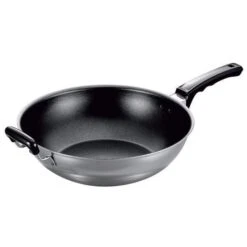 Fujinos 3-Ply Stainless Steel Non-Stick Induction Wok 31cm