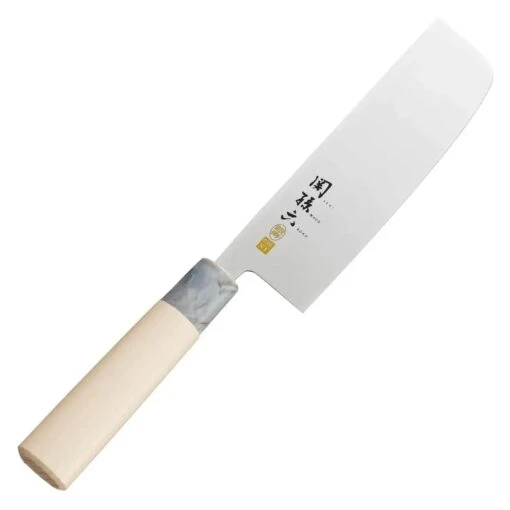 Kai Seki Magoroku Ginju ST Stainless Steel Nakiri Knife