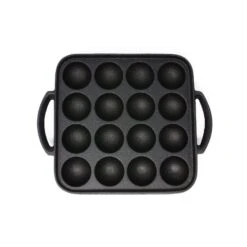 Ikenaga Induction Cast-Iron 16-Ball Takoyaki Pan -Kitchen Supplies ikenaga induction cast iron 16 ball takoyaki pan takoyaki pans 6918988267603