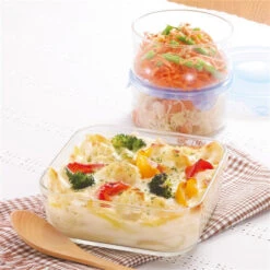 Iwaki Heat Resistant Glass Food Container Round -Kitchen Supplies iwakiHeatResistantGlassFoodContainerRound 5