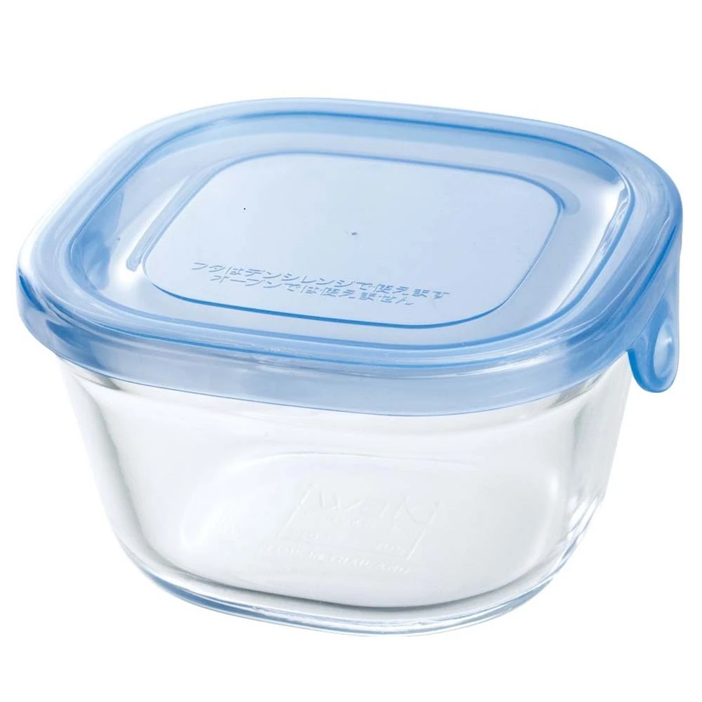 Iwaki Heat Resistant Glass Food Container Square 1 Iwaki Heat Resistant Glass Food Container Square
