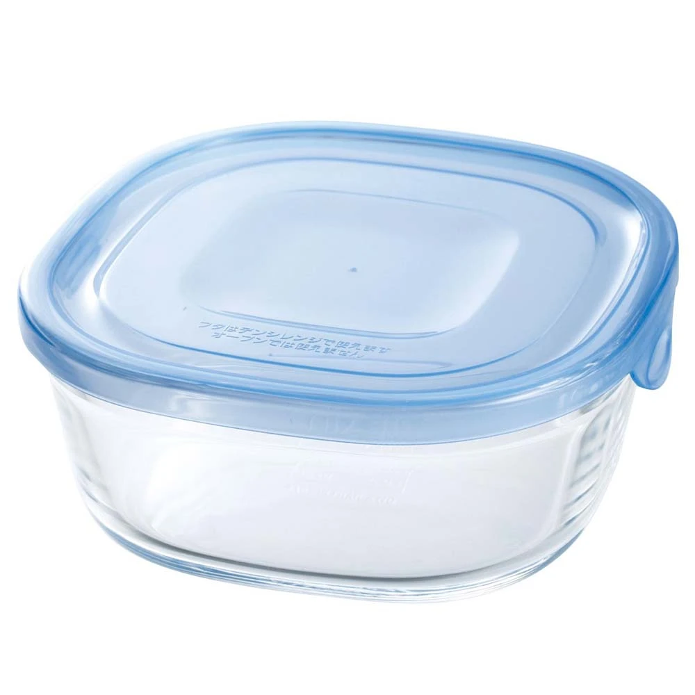 Iwaki Heat Resistant Glass Food Container Square 2 Iwaki Heat Resistant Glass Food Container Square - Image 2