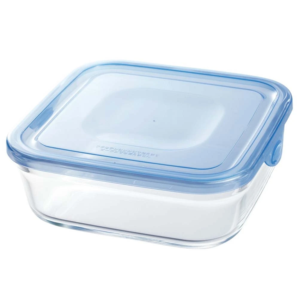 Iwaki Heat Resistant Glass Food Container Square 4 Iwaki Heat Resistant Glass Food Container Square - Image 4