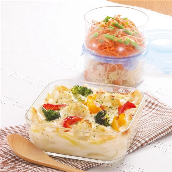 Iwaki Heat Resistant Glass Food Container Square 6 Iwaki Heat Resistant Glass Food Container Square - Image 6