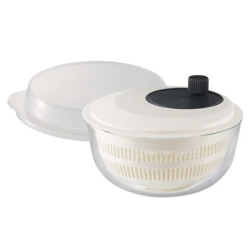 Iwaki Heat Resistant Glass Salad Spinner