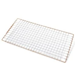 Marujyu Stainless Steel Barbecue Grill Intercrimp Woven Wire Mesh For Hida Konro (Rectangular)