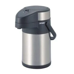 TIGER Non-Electric Stainless Steel Thermal Air Pot Beverage Dispenser With Swivel Base 2.2L