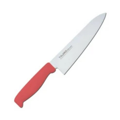 TOJIRO Color MV Gyuto Knife With Elastomer Handle -Kitchen Supplies tojiro color mv gyuto knife with elastomer handle 6 colours gyuto 180mm red gyuto knives 607105122331