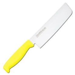 TOJIRO Color MV Nakiri With Elastomer Handle -Kitchen Supplies tojiro color mv nakiri with elastomer handle 6 colours yellow nakiri knives 26836036495