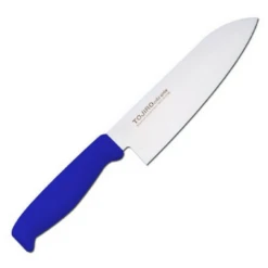 TOJIRO Color MV Santoku With Elastomer Handle -Kitchen Supplies tojiro color mv santoku with elastomer handle 6 colours blue santoku knives 26835682319