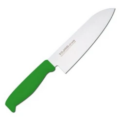 TOJIRO Color MV Santoku With Elastomer Handle -Kitchen Supplies tojiro color mv santoku with elastomer handle 6 colours green santoku knives 26835686287