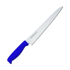 TOJIRO Color MV Sujihiki Knife With Elastomer Handle -Kitchen Supplies tojiro color mv sujihiki knife with elastomer handle 6 colours sujihiki 240mm blue sujihiki knives 584083963931