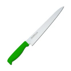 TOJIRO Color MV Sujihiki Knife With Elastomer Handle -Kitchen Supplies tojiro color mv sujihiki knife with elastomer handle 6 colours sujihiki 240mm green sujihiki knives 584101953563
