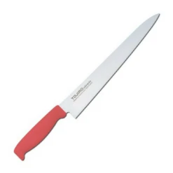 TOJIRO Color MV Sujihiki Knife With Elastomer Handle -Kitchen Supplies tojiro color mv sujihiki knife with elastomer handle 6 colours sujihiki 270mm red sujihiki knives 584171618331