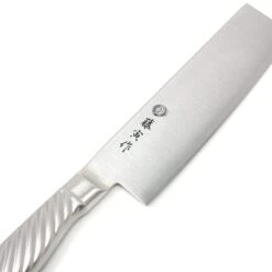 TOJIRO Fujitora DP 3-Layer Nakiri Knife With Stainless Steel Handle 165mm FU-894 7 TOJIRO Fujitora DP 3-Layer Nakiri Knife With Stainless Steel Handle 165mm FU-894 -Kitchen Supplies tojiro fujitora dp 3 layer nakiri knife with stainless steel handle 165mm fu 894 nakiri knives 4491867226195