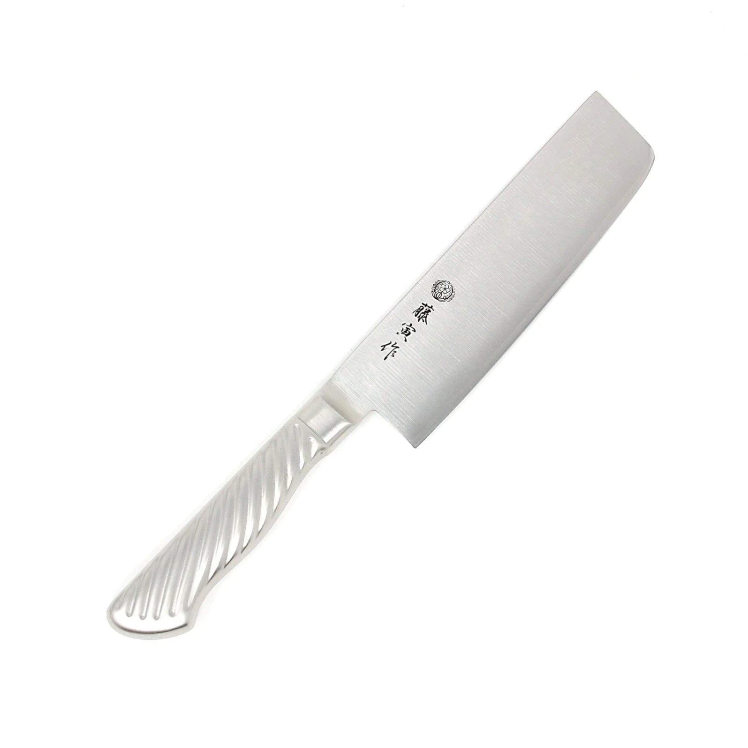 TOJIRO Fujitora DP 3-Layer Nakiri Knife With Stainless Steel Handle 165mm FU-894 1 TOJIRO Fujitora DP 3-Layer Nakiri Knife With Stainless Steel Handle 165mm FU-894