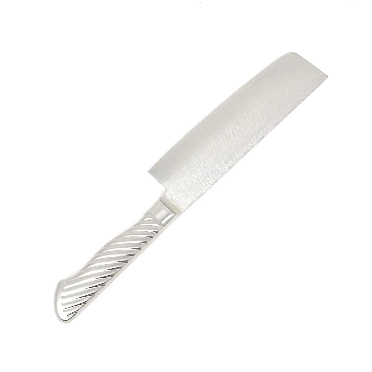 TOJIRO Fujitora DP 3-Layer Nakiri Knife With Stainless Steel Handle 165mm FU-894 2 TOJIRO Fujitora DP 3-Layer Nakiri Knife With Stainless Steel Handle 165mm FU-894 - Image 2